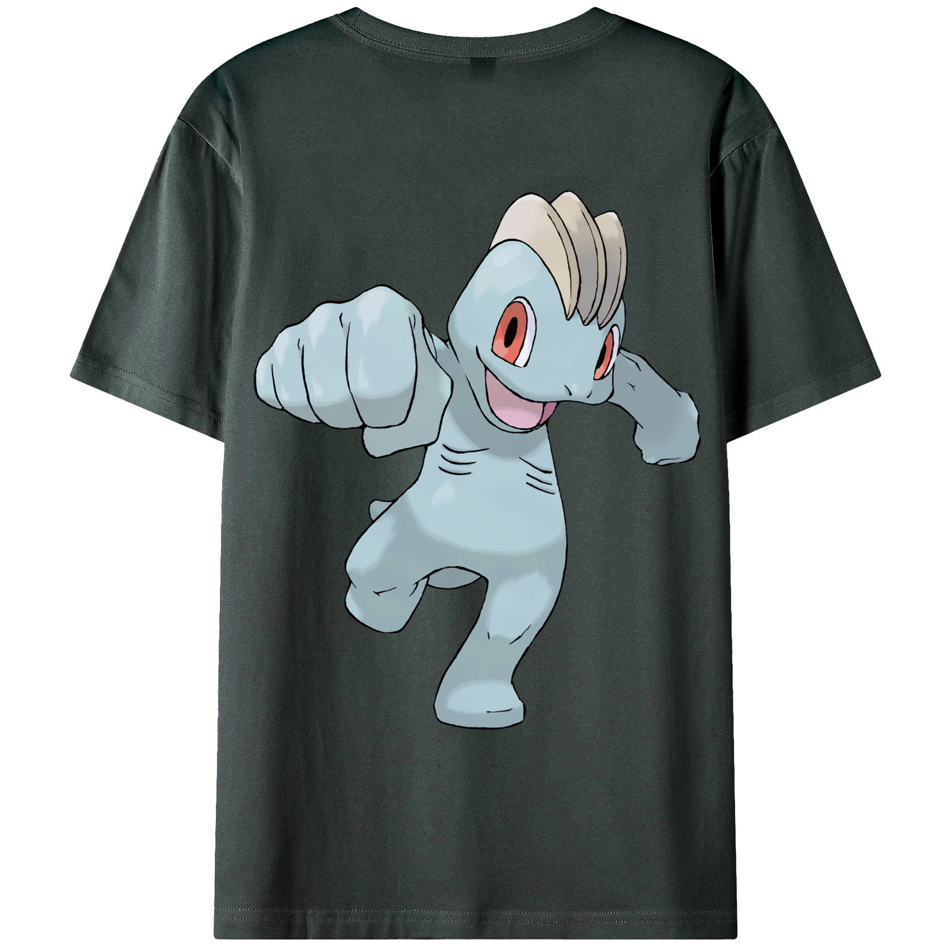 （画像用） ポケットモンスター Pokémon 綿100％ メンズ半袖Tシャツ（バックプリント） 通気性